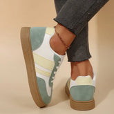 Round Toe Platform Sneakers